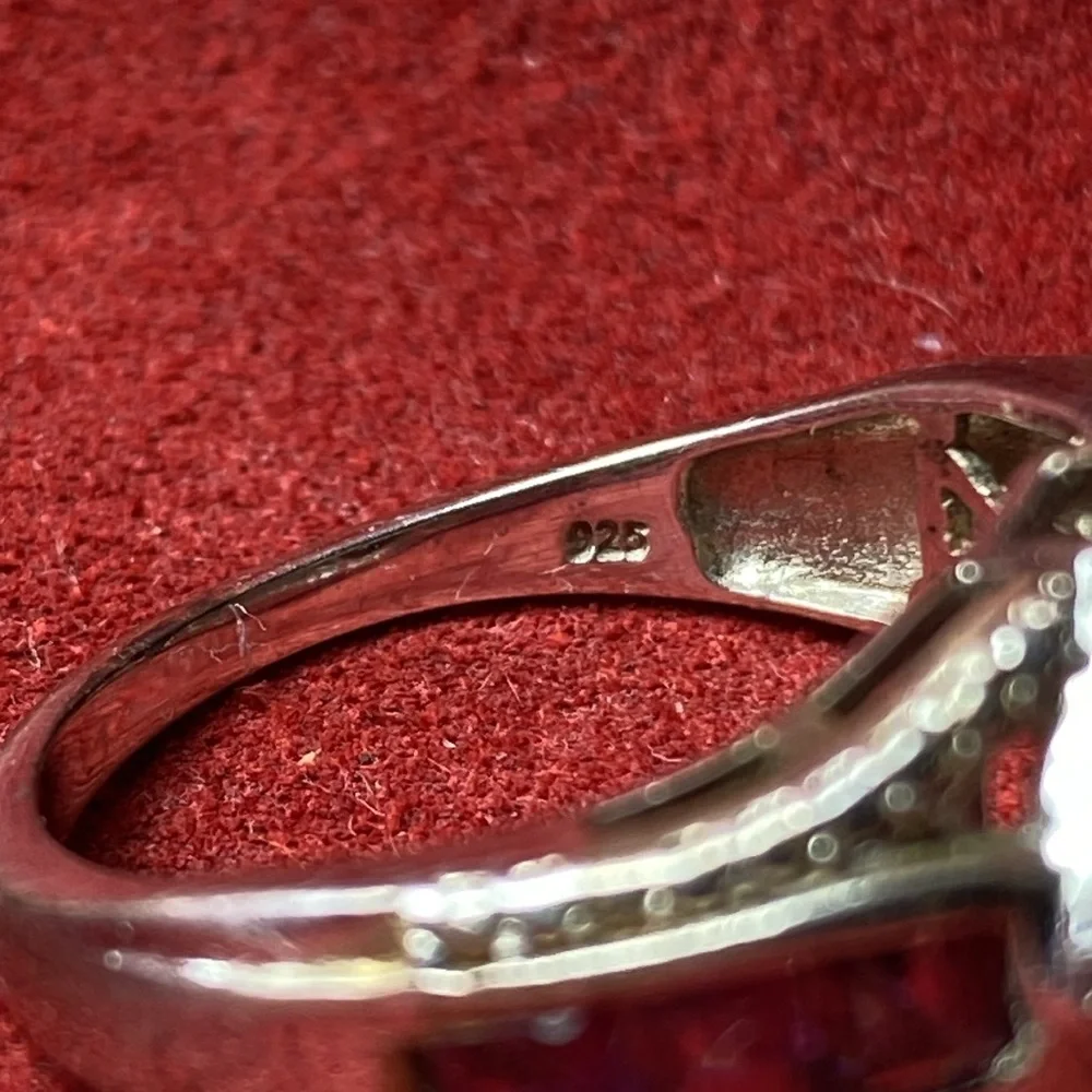 Solid Sterling Silver 925 Ring 10 Costume Victorian